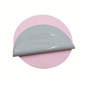 Mantel individual de silicona circular resistente al calor personalizado, almohadilla aislante para ollas calientes, mantel de mesa de silicona redondeado para comedor - Product Image 1
