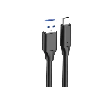 Kabel Data pengisi daya Usb Tipe C, kabel Data pengisian daya Cepat 3A Super populer 1M