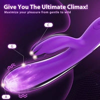 Schlussverkauf Großhandel G-Punkt wasserdichter Silikon-Häschen-Vibrator für Damenmasturbation 10-Frequenz-Vibrator sonstiges Sexspielzeug