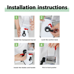 سهلة التنظيف متعددة الوظائف مبشرة الجبن الجوز مع مقبض تقطيع الخضار مفرمة القاطع طاحونة - Product Image 4