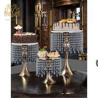 Ensemble de Présentoirs à Gâteaux en Métal pour Décoration de Mariage, Hôtel, Table à Desserts, Scène de Mariage, Restaurant