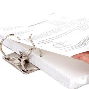 Comix A206N Classeur de bureau A4 3 pouces en plastique à libération rapide pour l'étude et le travail - Product Image 3