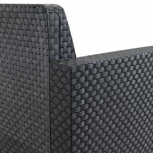 Set di Mobili da Giardino Contemporanei in Plastica Riciclata Evo Comfort, Divano e Poltrona da Esterno in Plastica - Product Image 4