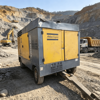 Compresseur d'air diesel haute pression d'occasion Atlas-Copco 836 20 bar 780cfm XRHS836 avec moteur CAT C9 à vendre