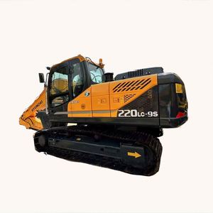Excavatrice sur chenilles Hyundai 220-9S, faible nombre d'heures de fonctionnement, neuve, haute qualité, d'origine japonaise, moteur, boîte de vitesses, pompe - Product Image 1