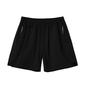 Pantalones Cortos Deportivos Personalizados Ligeros, Transpirables y Elásticos de Cintura Alta, Nuevos de Verano para Exteriores, de Color Sólido, Casuales para Hombre - Product Image 1