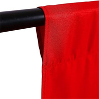 2000*3000 Kain Latar Belakang Fotografi Studio Sederhana Bahan Muslin Non-Woven Warna Polos Layar Hijau 1.5Mx1M/2M/3M (Tanpa Tripod)