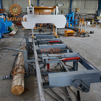 Scierie à bande horizontale portable à moteur automatique essence/diesel YSDMILL pour le bois et le bois d'œuvre - Facile à utiliser