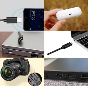 22AWG 5V 3A Fiche USB-C à 2 Broches Fil Nu Connecteur à Extrémité Ouverte pour DIY - 1M/3.2FT - Product Image 6