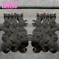 Lots de Cheveux Naturels Bruts Cambodgiens Double Drawn d'un Seul Donneur, Non Traités, Vente en Gros, Cheveux Humains Vierges à Cuticules Alignées