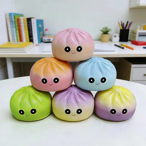 ของเล่นบีบจำลองซาลาเปาสุดน่ารัก ของเล่นบีบคลายเครียดแบบค่อยๆคืนตัว ของเล่นบีบปลายนิ้วสำหรับผู้ใหญ่ - Product Image 5