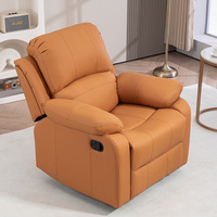 Fauteuil inclinable simple et moderne, confortable, pour chambre et balcon, avec fonction de massage électrique et pivotant, en tissu et métal, Yimu