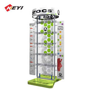 Tùy Chỉnh Kim Loại Dép Đi Trong Nhà Đứng Phía Đôi Treo Sandal <span class=keywords><strong>Flip</strong></span> <span class=keywords><strong>Flops</strong></span> Bán Lẻ Rack Hiển Thị Kệ - Product Image 6