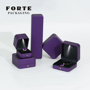 FORTE - Cajas de Regalo para Joyería de Piel Sintética Ecológica, Color Personalizado al por Mayor, con Logotipo Personalizado y Forro de Terciopelo Ligero - Product Image 3