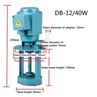 Pompe de refroidissement pour machine-outil JCB AB DOB DB WM 12L/min, pompe à huile pour tour, 220V 380V 40W, pompe électrique pour rinçage et refroidissement, OEM