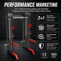 Equipement de gymnastique sportive multifonction Pilot Fitness Wall-Mount Folding Squat Half Rack