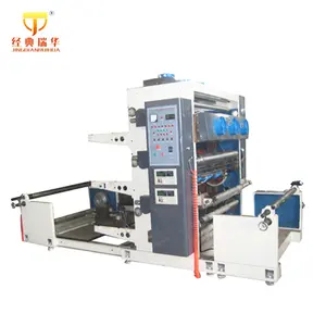 Máquina de impressão de folha de alumínio, 2 cores máquina de impressão digital estreita da tela