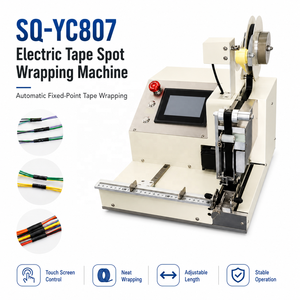 SQ-YC807 Qilin Macchina Semi-Automatica Elettrica ad Alta Velocità per Nastratura a Punti di Cablaggi con Taglierina Automatica e Precisione di 0,5 mm per Nastro Localizzato - Product Image 1