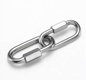 Mousqueton ovale en acier inoxydable 316 304, connecteur de chaîne <span class=keywords><strong>rapide</strong></span> de sécurité pour l'<span class=keywords><strong>escalade</strong></span>, <span class=keywords><strong>maillon</strong></span> ovale <span class=keywords><strong>rapide</strong></span> en acier inoxydable - Product Image 1