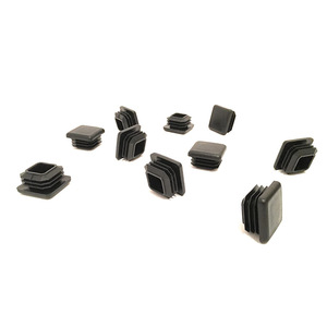 Bouchon carré en acier inoxydable 25 mm 20 mm, bouchon intérieur pour tube rectangulaire, bouchon durable pour trou secondaire, pour connexion de meubles - Product Image 2