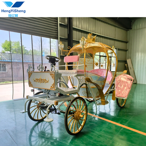 Cendrillon mariage touristique citrouille calèche avec chariot extérieur électrique à 4 roues - Product Image 6