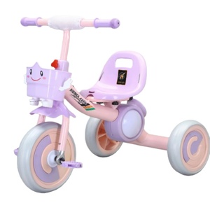 <span class=keywords><strong>Poussette</strong></span> à pédales <span class=keywords><strong>en</strong></span> plastique Mingtu, design simple et mignon, pour enfants de 2 à 6 ans, tricycle à 3 roues, fonction musicale - Product Image 4