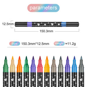 Rotulador con Purpurina, Transparente con Purpurina, Punta de Pincel con Colores Brillantes y Relucientes, para Hacer Tarjetas, Manualidades, Dibujo - Product Image 6