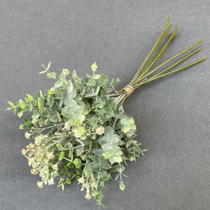 Commercio all'ingrosso di piante di plastica di nozze cespuglio di eucalipto <span class=keywords><strong>baby</strong></span> alito bouquet per la decorazione di nozze - Product Image 2