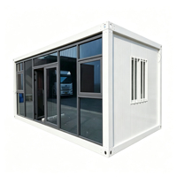 Casa Contenedor de Envío Tipo Ventana de 40 Pies, Casa Modular Prefabricada Portátil
