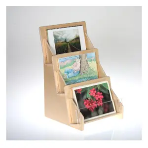 Wenskaart Rack Post Kaart Verjaardag Kerst Vakantie Display Rack Aanrecht Tafelblad Spinner Ansichtkaart Display Stands