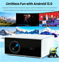 Nuevo Proyector Inteligente A80W de 100 Pulgadas, Android, 1080P, 4K, HD, para el Hogar y Negocios