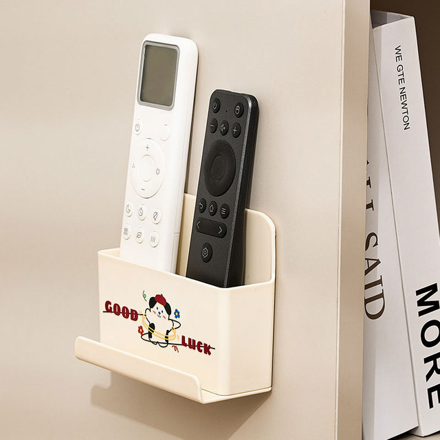 Cartoon Remote Control Mobile Phone Plug Holder Charging Rack Wall Mounted Organizer Storage Box Tea Table Office Organizer