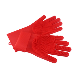 Gant de lavage de vaisselle en silicone écologique imperméable de haute qualité pour la maison et la cuisine - Product Image 4
