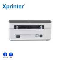 Xprinter-Impresora térmica de códigos de barras, impresora sin tinta, USB + Bluetooth, de escritorio, de 4 pulgadas, fabricación china, con pegatina, 1/2/2/2"