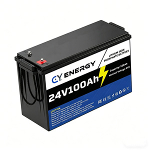 Batterie au lithium LiFePO4 24V 100Ah 2,56 kWh certifiée UL, durée de vie de 10 ans, livraison rapide, pour camping-car, marine, hors réseau (Stock US) - Product Image 3