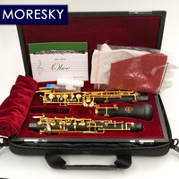 MORESKY Professional Customizable C Key Oboe Semi-Automatic Style ABS Resin Body Cupronickel Silver/Gold/Nickel-Plate S01 3.28