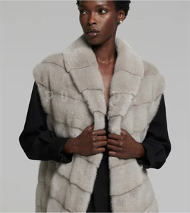 Gilet <span class=keywords><strong>in</strong></span> Pelliccia di <span class=keywords><strong>Visone</strong></span> Argento Blu a Lunghezza Intera, Lussuoso Gilet <span class=keywords><strong>in</strong></span> Pelliccia di <span class=keywords><strong>Visone</strong></span> Grigio Senza Maniche per Donna, Cappotto <span class=keywords><strong>in</strong></span> <span class=keywords><strong>Visone</strong></span> con Scollo a V per Interni Invernali - Product Image 4