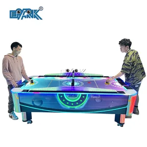 Amusement Machine Sport Muntautomaten Spelmachines 2 Persoons Air Hockey Tafel Met Led Licht Verkoop