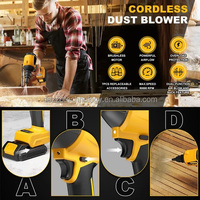 20V Lithium DW Industrial Grade Cordless Electric Handheld Air Gun Multifunction Portable Goddess Blaster Tool Battery Powered