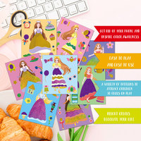 Enfants fait à la main bricolage dessin animé mignon magique transfert autocollants coloré feuille amusant Art Kit pour enfants magique art peintures