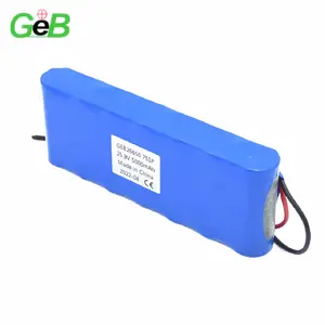 GEB 26650 7S1P 25.9V 5000毫安时工厂锂离子充电电池组动力电池电动滑板车36V 24V 12V 10Ah 20Ah