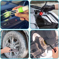 Ensemble de 14 outils de lavage et de nettoyage pour voiture, brosses, gants de lavage, éponges, kit d'entretien automobile