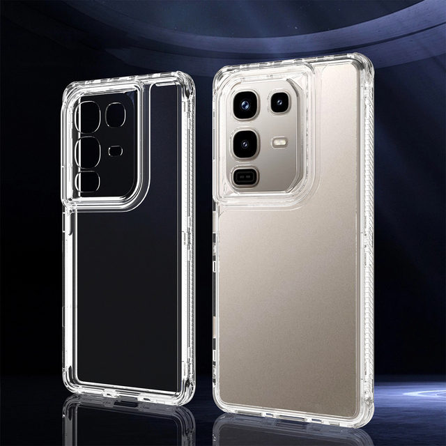 3 in 1 South America Hot Sales Transparent TPU Phone case for Infinix Note 50 Pro Anti-drop and Shock Mobile Phone Back Cover