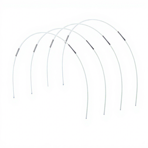 Folding Fiberglass <b>Rod</b> Vegetable Greenhouse Arch Tunnel Support Poles - Product Image 1