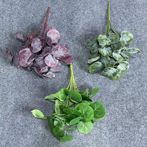 Lot de feuilles d'orme artificielles en plastique, verdure décorative pour mariage, moulage par injection haut de gamme - Product Image 2