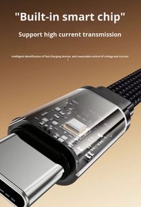 6A 240W <b>Fast</b> <b>Charging</b> Nylon Braided <b>Cable</b> with Phone Stand 90 Elbow 360 Rotation Multi-Angle <b>Type</b>-<b>C</b> for iPhone Gaming - Product Image 3