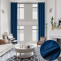 DaiRui Rideaux d'intérieur de luxe Offre Spéciale Rideaux extra longs à haut plafond pour grande maison