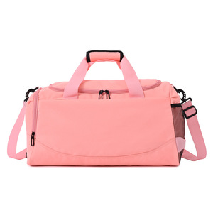 Lightweight Oxford Fabric Travel <b>Bag</b> Individual Shoe Storage Letter Pattern Fashion Daily Outdoor Zipper Closure Gym Duffle <b>Bag</b> - Product Image 4