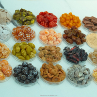 Groothandel gedroogde vruchten met suiker, gedroogde AD-geconserveerde pruimen, kruidenmix snacks, zoetzure smaak, bulk verpakt