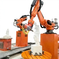 Máquina de Grabado y Fresado CNC con Brazo Robótico KUKA de 7 Ejes, Software CAM Sprut, Motor para Granito, Escultura 3D
